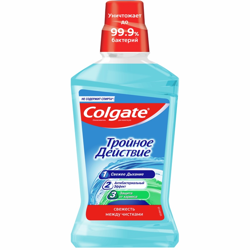 ОПОЛАСКИВАТЕЛЬ ДЛЯ ПОЛОСТИ РТА COLGATE ТРОЙНОЕ ДЕЙСТВИЕ 500МЛ