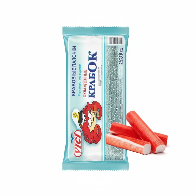 ПАЛОЧКИ КРАБОВЫЕ VICI КРАБОК 200Г