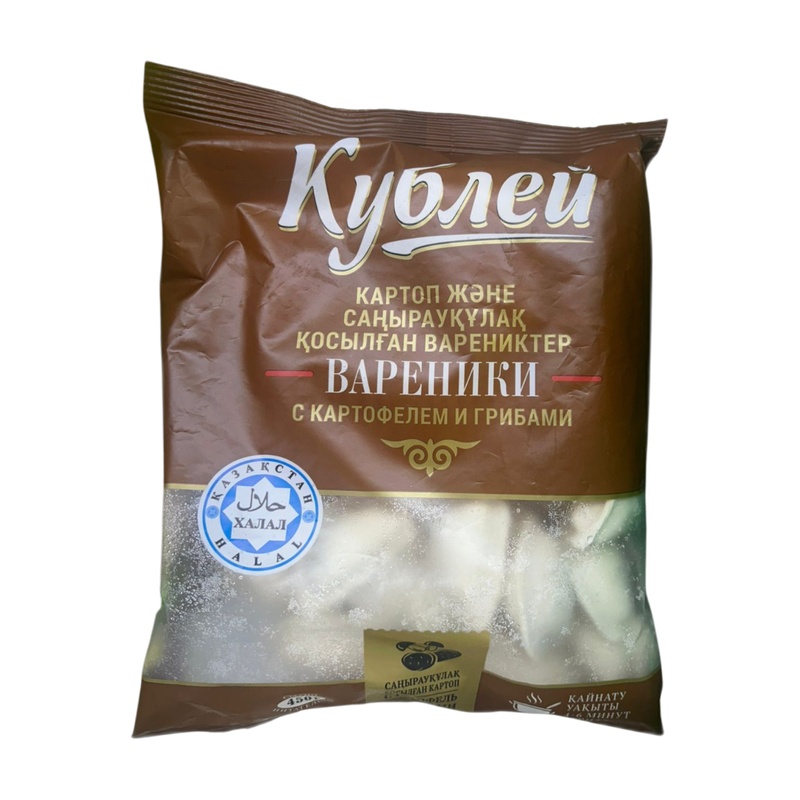 ВАРЕНИКИ С КАРТОФЕЛЕМ И ГРИБАМИ КУБЛЕЙ 450Г