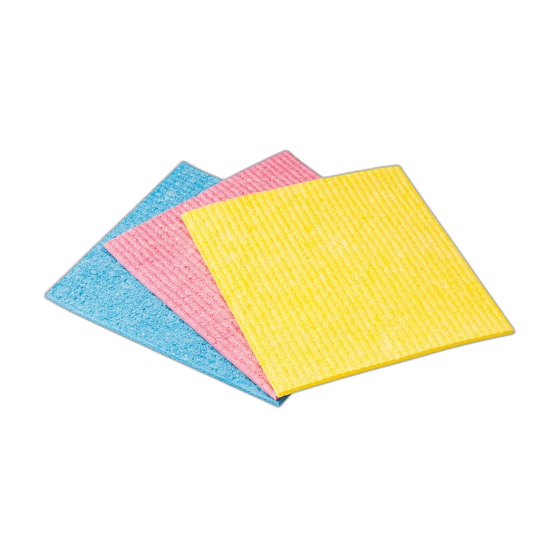 САЛФЕТКИ ДЛЯ УБОРКИ VILEDA SPONGE CLOTH ГУБЧАТЫЕ 18Х20СМ 3ШТ
