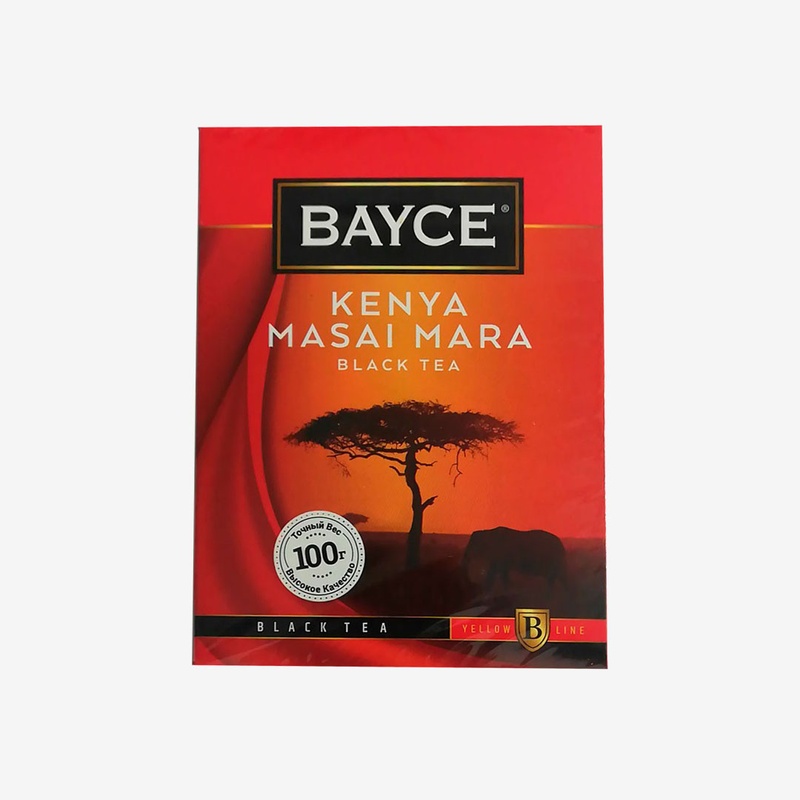 ЧАЙ ЧЕРНЫЙ BAYCE КЕНИЯ МАСАИ МАРА ГРАНУЛИРОВАННЫЙ 100Г