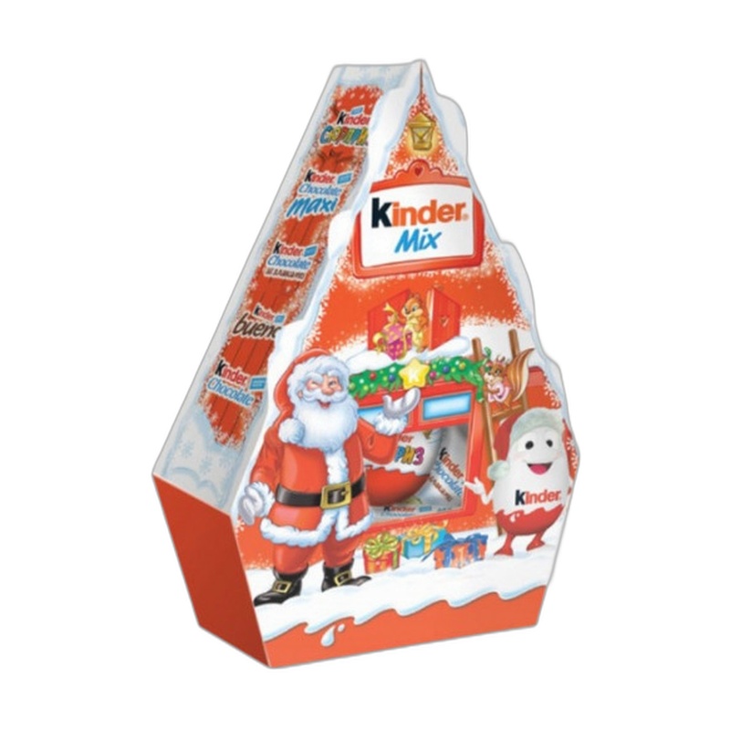 НАБОР KINDER MIX НОВОГОДНИЙ ДОМ 199,5Г