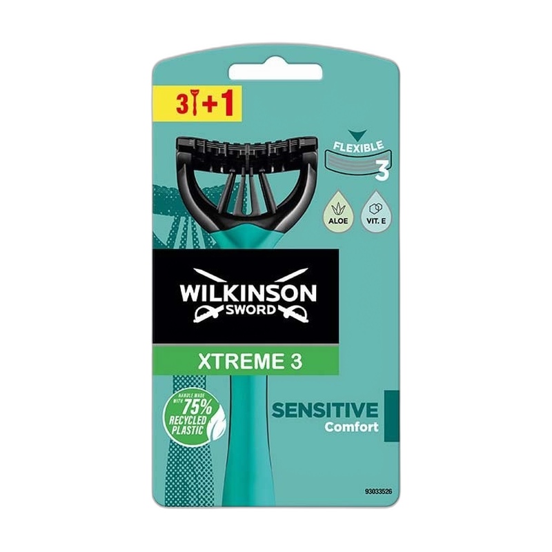 БРИТВА WILKINSON SWORD XTREME 3 SENSITIVE + 1ШТ