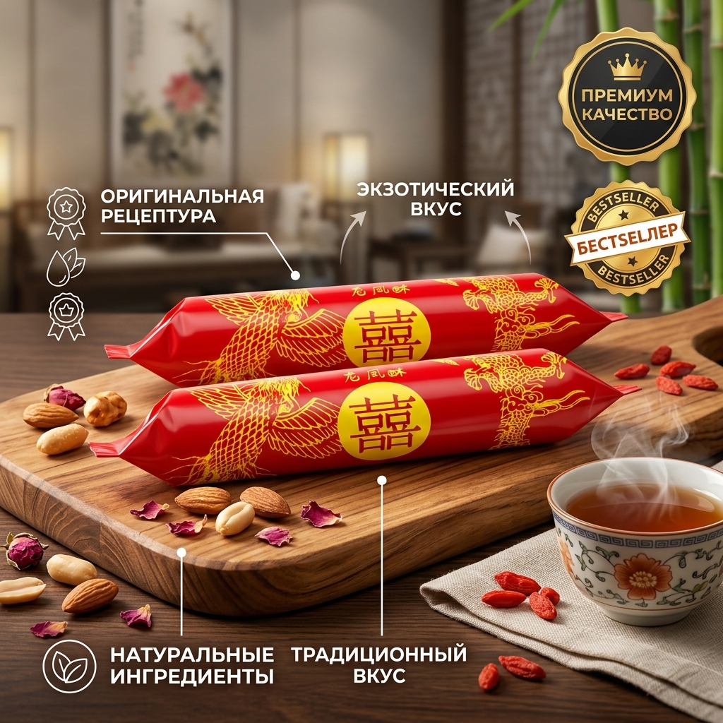 КОНФЕТЫ ДРАКОН И ФЕНИКС ВЕС