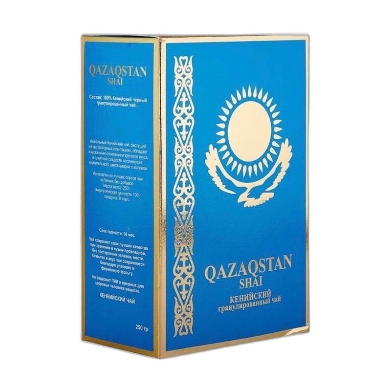 ЧАЙ ЧЕРНЫЙ QAZAQSTAN ВЕЧЕРНИЙ ГРАНУЛИРОВАННЫЙ 250Г