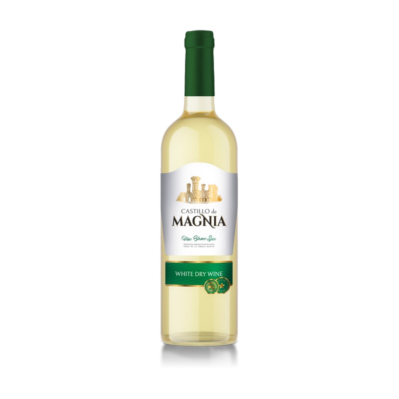 ВИНО CASTILLO DE MAGNIA БЕЛОЕ СУХОЕ 11% 0,75Л ИСПАНИЯ