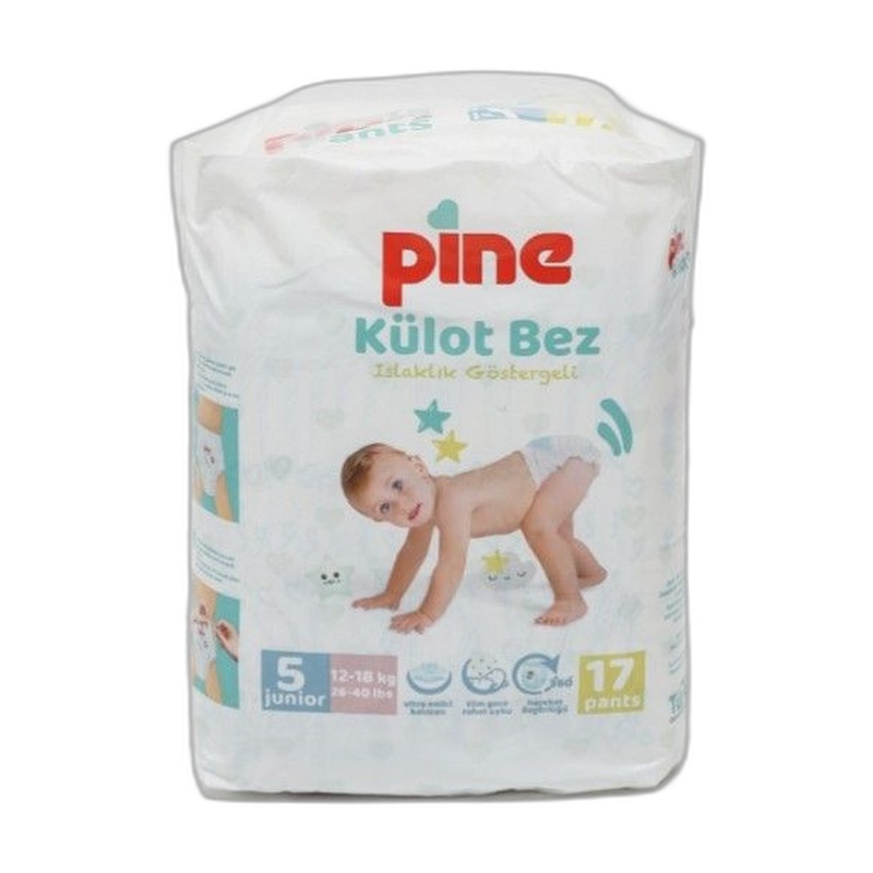 ПОДГУЗНИКИ-ТРУСИКИ PINE PANTS JUNIOR '5 12-18КГ 17ШТ