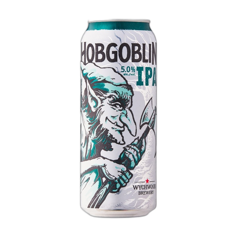 ПИВО HOBGOBLIN WYCHWOOD IPA СВЕТЛОЕ 5% 0,5Л СТ/Б
