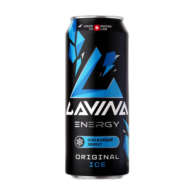 НАПИТОК ЭНЕРГЕТИЧЕСКИЙ LAVINA ORIGINAL 0,45Л Ж/Б