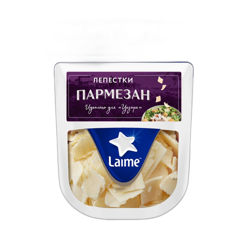 СЫР ПАРМЕЗАН LAIME 40% 80Г ЛЕПЕСТКИ Д/ПАК