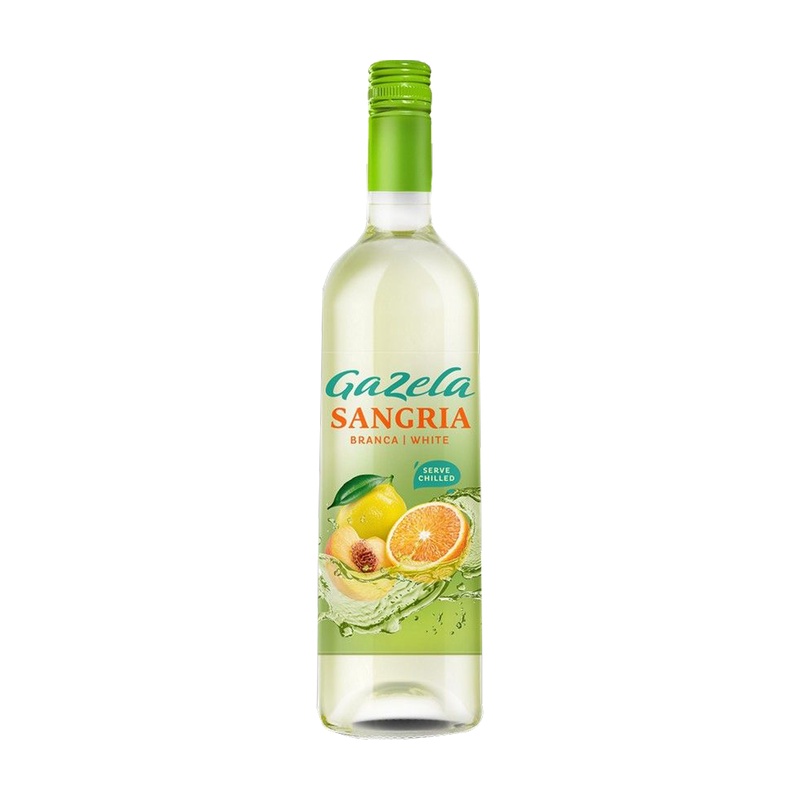 ВИНО GAZELA SANGRIA БЕЛОЕ ПОЛУСЛАДКОЕ 8% 0,75Л ПОРТУГАЛИЯ