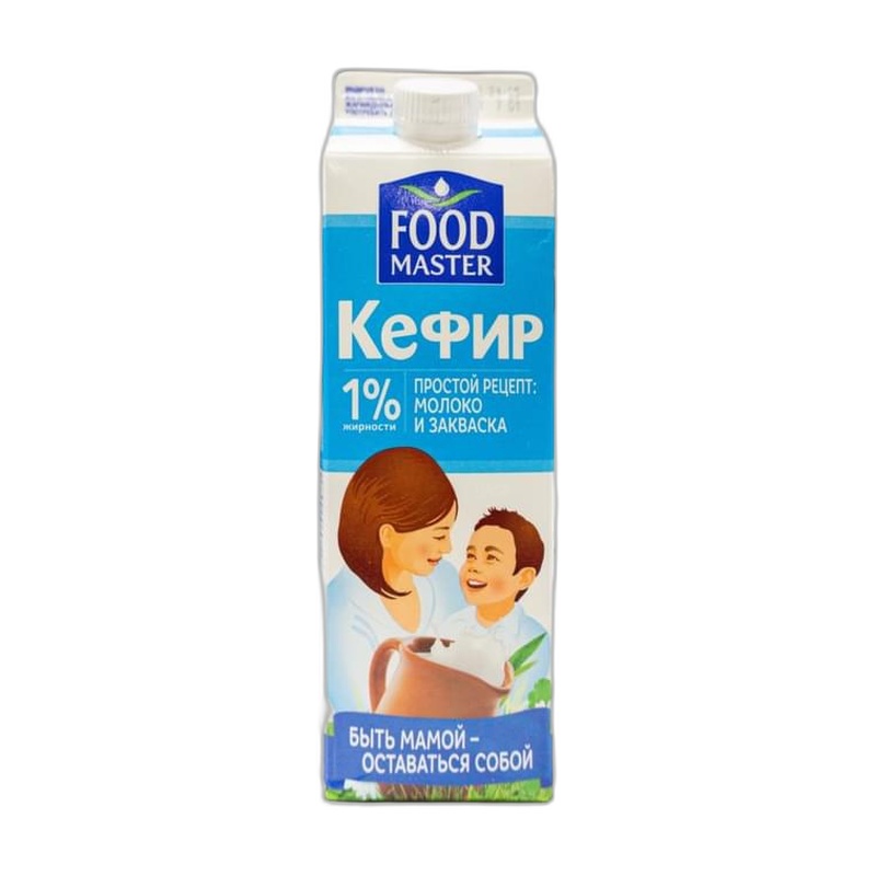 КЕФИР FOODMASTER 1% 900МЛ П/Б