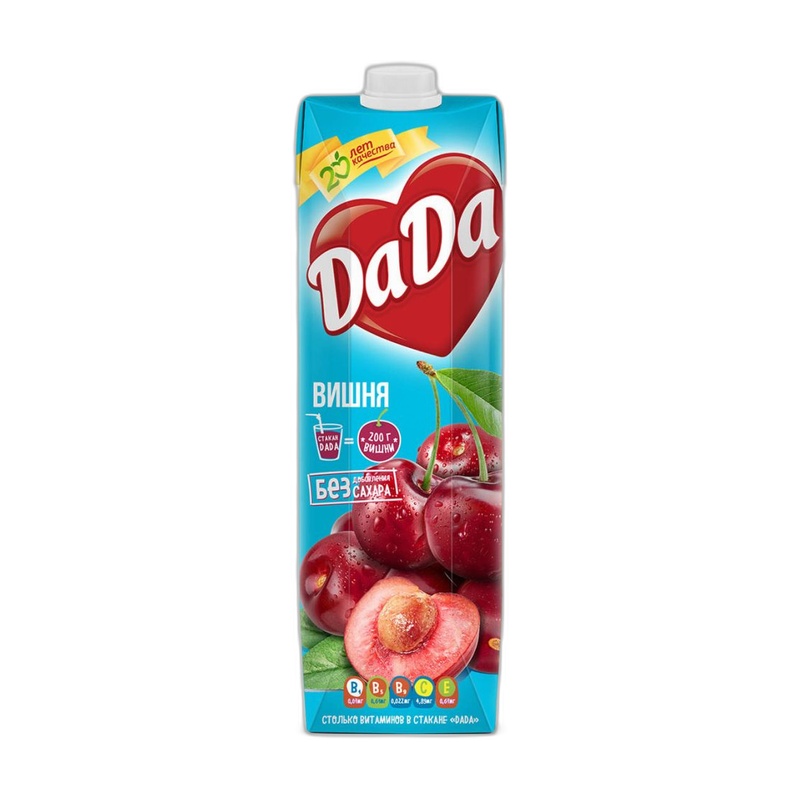 СОК DADA ГРАНАТ ВИШНЯ 0,95Л Т/П