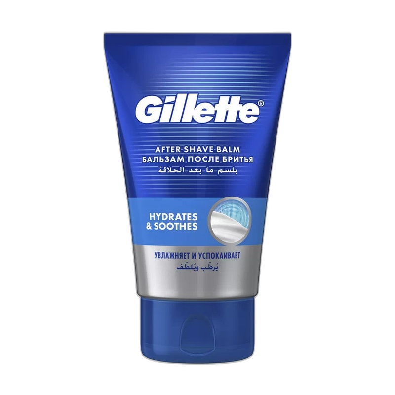 БАЛЬЗАМ ПОСЛЕ БРИТЬЯ GILLETTE HYDRATES&SOOTHES 100МЛ