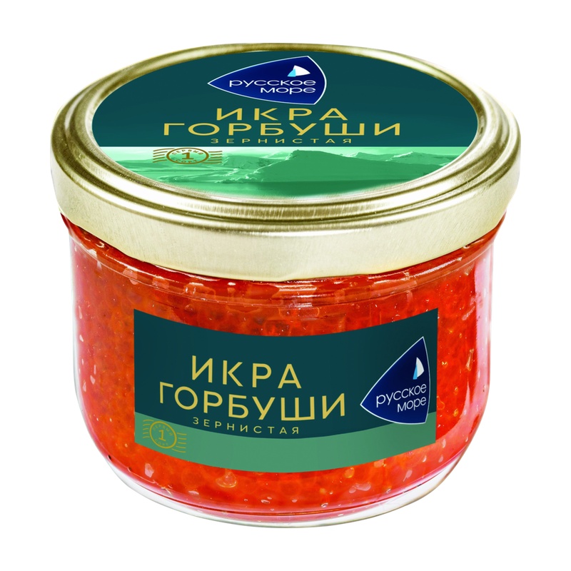 ИКРА ГОРБУШИ РУССКОЕ МОРЕ С/Б 210Г