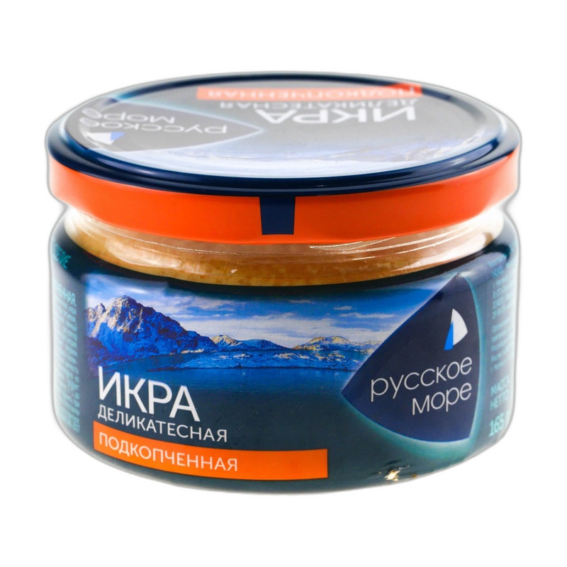 ИКРА ПОДКОПЧЕННАЯ РУССКОЕ МОРЕ 165Г В/У
