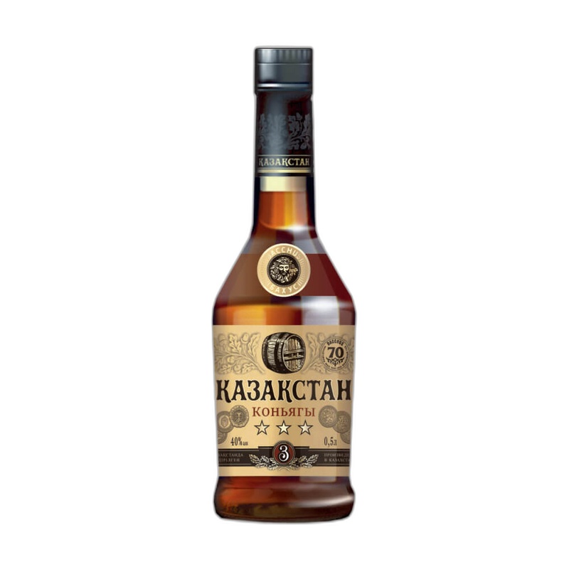 КОНЬЯК DIONIS KAZAKHSTAN VERY SPECIAL 3 YO 40% 0,5Л