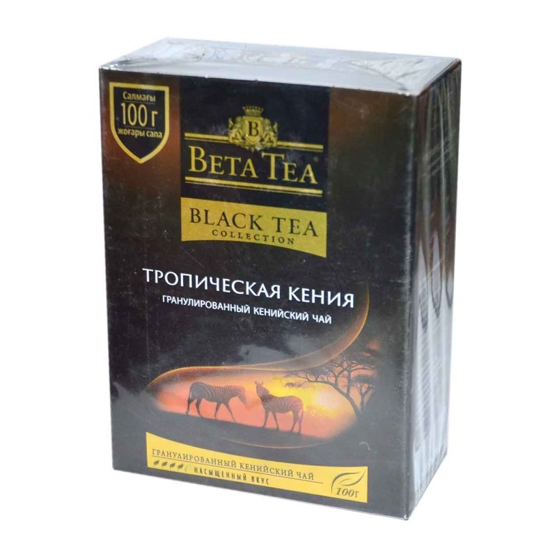 ЧАЙ ЧЕРНЫЙ BETA TROPICAL KENYA 100 ПАКЕТИКОВ