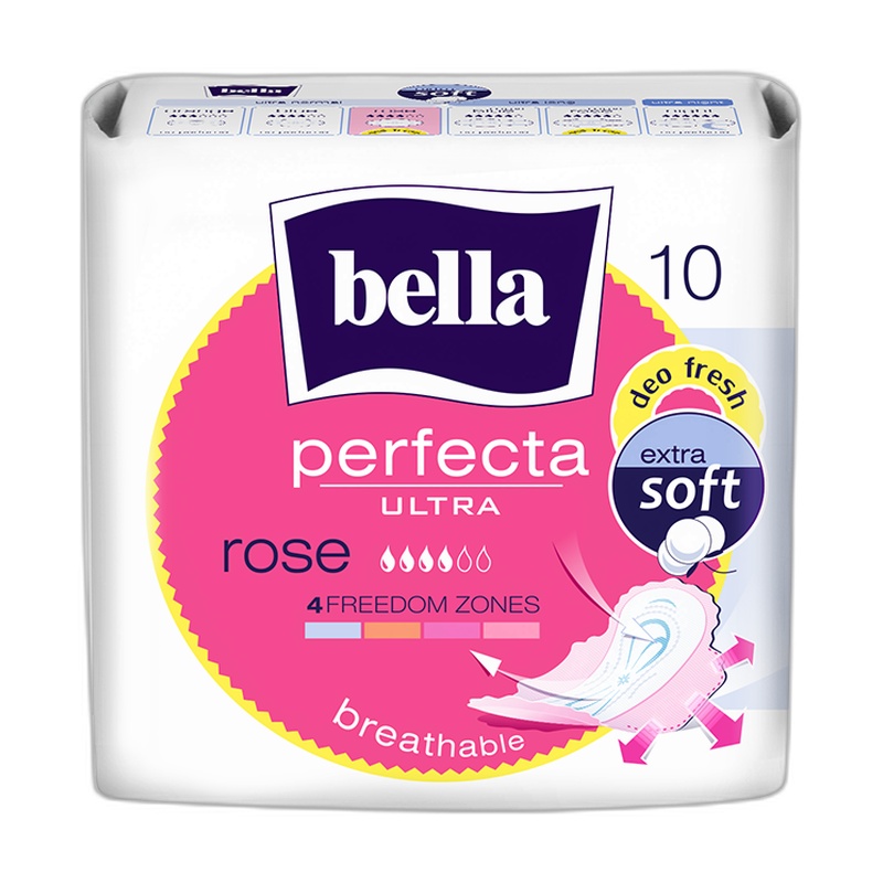 ПРОКЛАДКИ BELLA PERFECTA ULTRA ROSE DEO FRESH 10ШТ