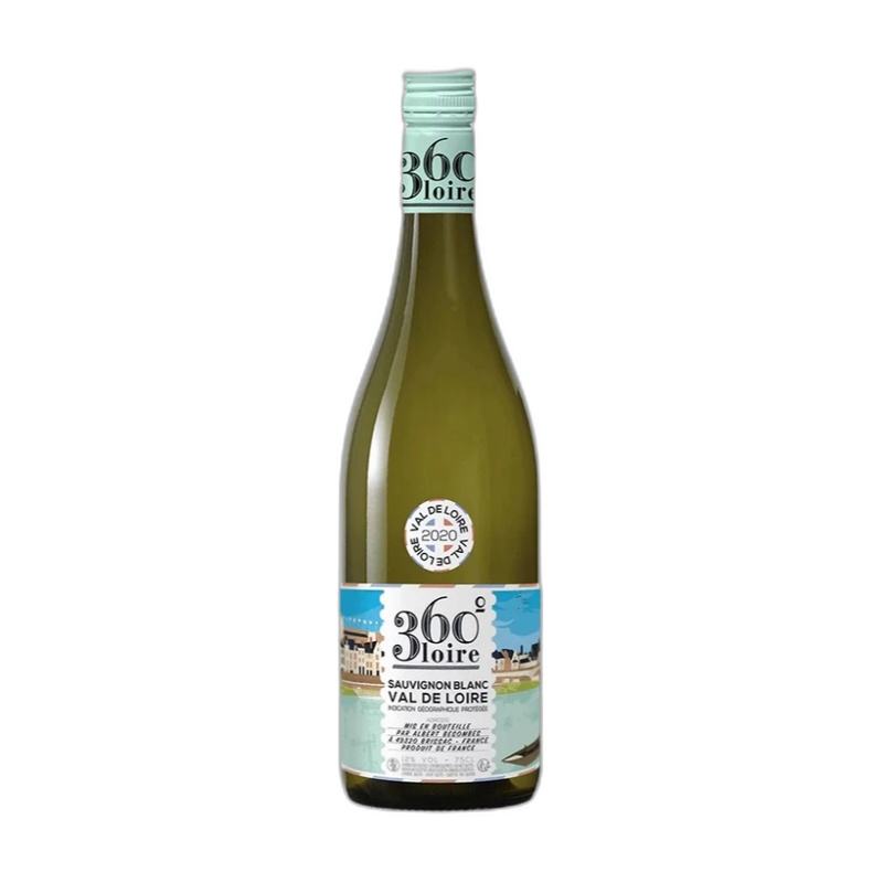 ВИНО 360 SAUVIGNON BLANC БЕЛОЕ СУХОЕ 11% 0,75Л ФРАНЦИЯ