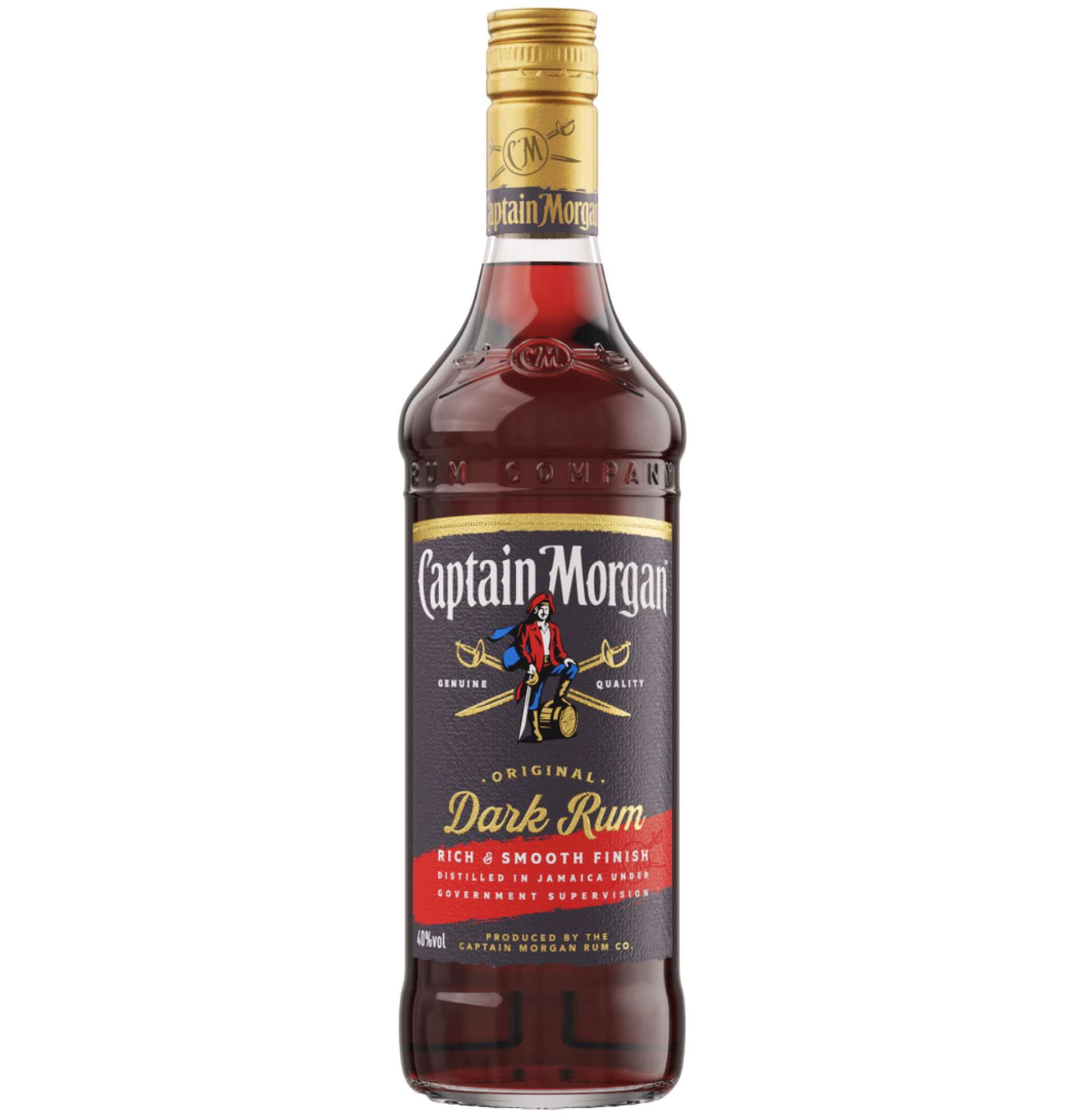 РОМ CAPTAIN MORGAN DARK RUM 40% 0,5Л