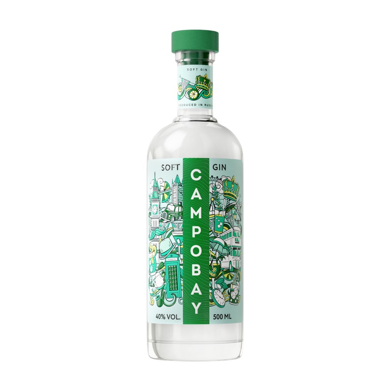 ДЖИН CAMPOBAY SOFT 40% 0,5Л