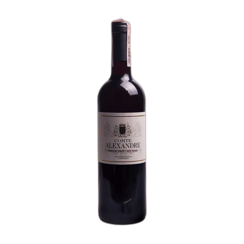 ВИНО COMTE ALEXANDRE КРАСНОЕ ПОЛУСЛАДКОЕ 10,5% 0,75Л ФРАНЦИЯ