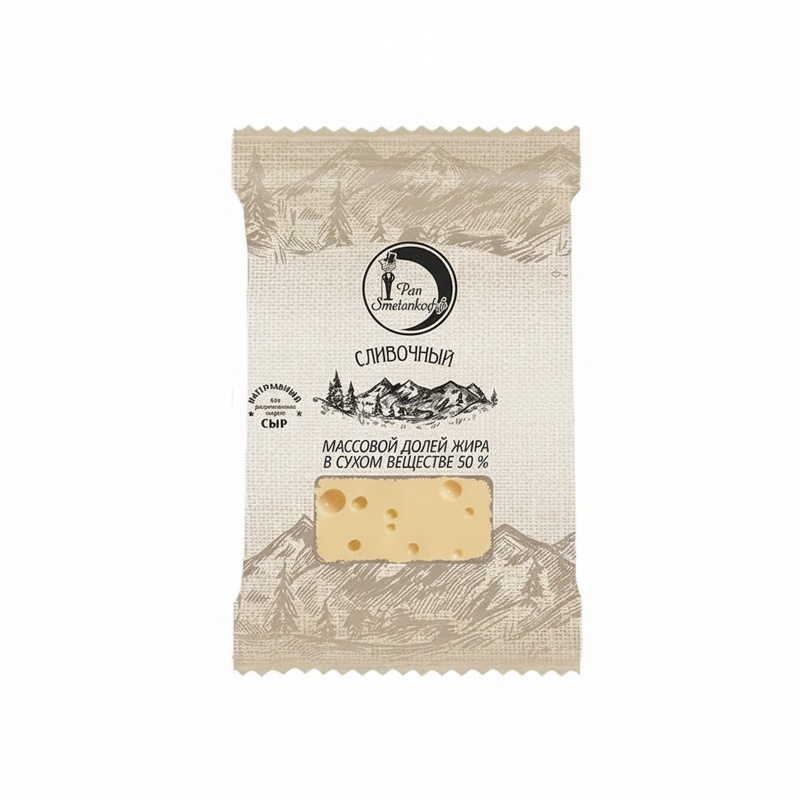 СЫР PAN SMETANKOФФ СЛИВОЧНЫЙ 50% 300Г