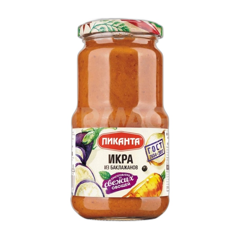 ИКРА ПИКАНТА БАКЛАЖАННАЯ 450Г
