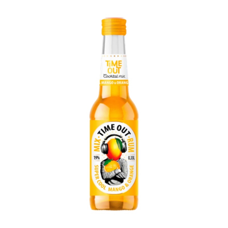 АПЕРИТИВ TIME OUT RUM MANGO ORANGE 19% 0,33Л СТ/Б