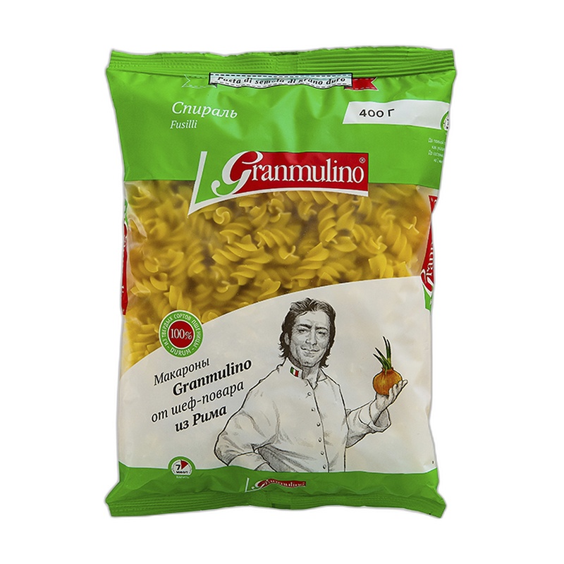 МАКАРОНЫ GRANMULINO СПИРАЛЬ 400Г