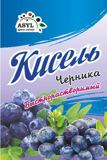 КИСЕЛЬ ASYL БЫСТРОРАСТВОРИМЫЙ ЧЕРНИКА 90Г