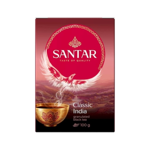 ЧАЙ ЧЕРНЫЙ SANTAR CLASSIC INDIA ГРАНУЛИРОВАННЫЙ 100Г