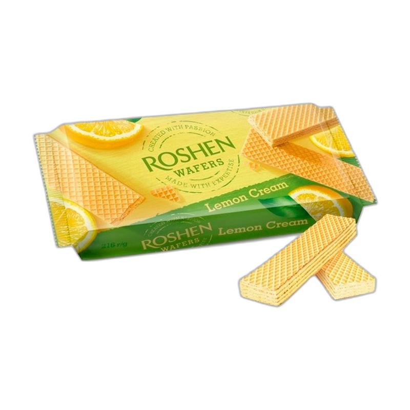 ВАФЛИ ROSHEN WAFERS ЛИМОН ККФ 216Г