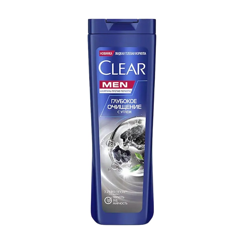 ШАМПУНЬ CLEAR MEN ГЛУБОКОЕ ОЧИЩЕНИЕ С УГЛЕМ 180МЛ