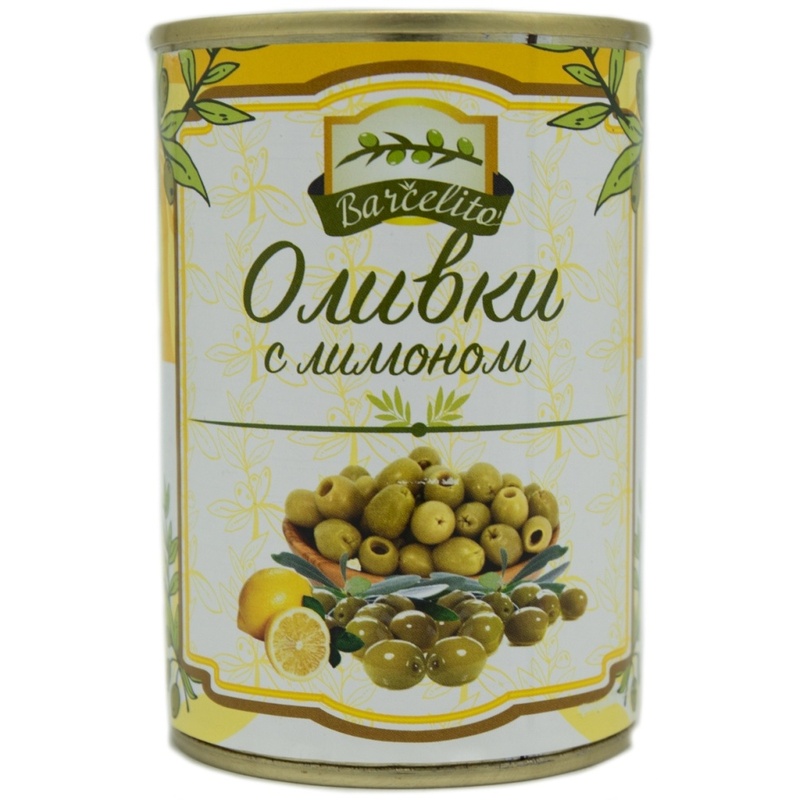 ОЛИВКИ BARCELITO С ЛИМОНОМ 280/320 300МЛ