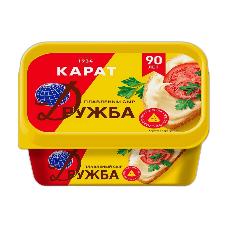 СЫР ПЛАВЛЕНЫЙ КАРАТ ДРУЖБА 45% 400Г