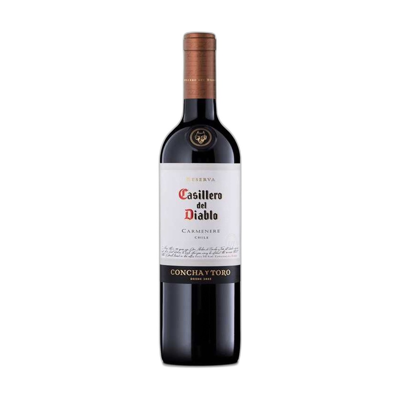 ВИНО CASILLERO DEL DIABLO CARMENERE КРАСНОЕ СУХОЕ 13,5% 0,75Л ЧИЛИ