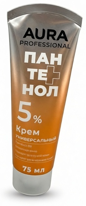 КРЕМ AURA PROFESSIONAL УНИВЕРСАЛЬНЫЙ С ПАНТЕНОЛОМ 5% 75МЛ