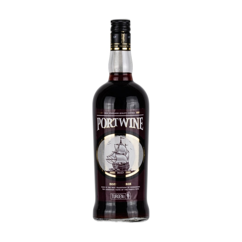 ВИНО TURGEN PORTWINE КРАСНОЕ 19% 0,75Л КАЗАХСТАН