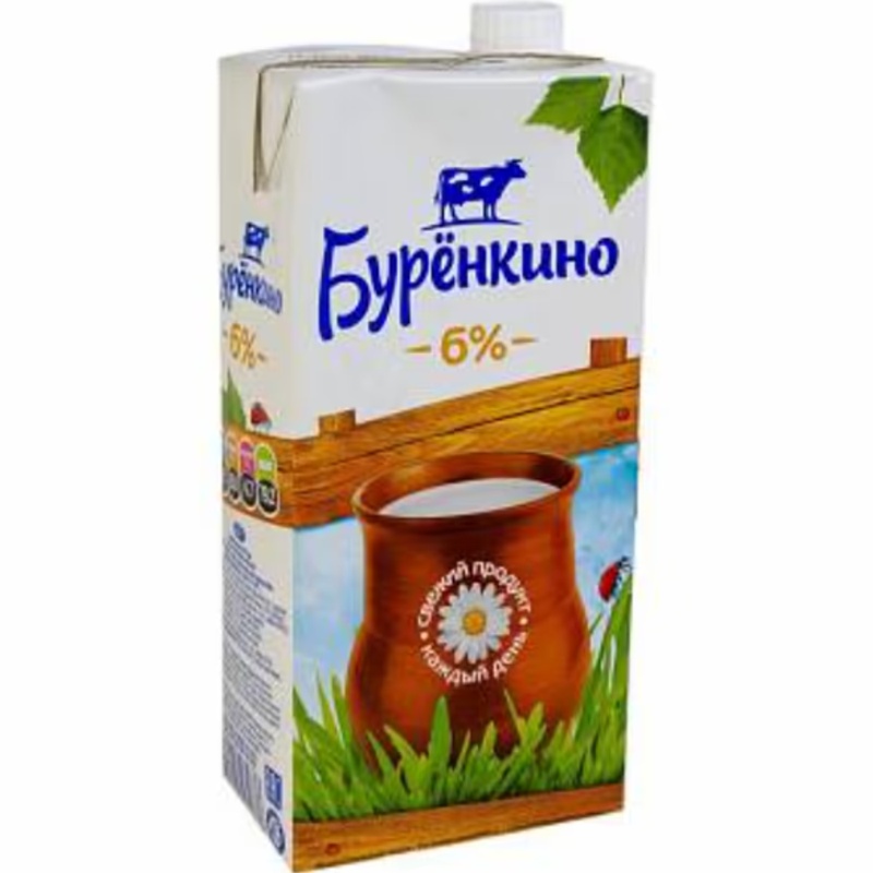 МОЛОКО БУРЕНКИНО 6% УП 1,95Л Т/П