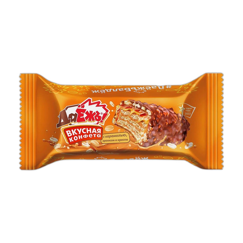 КОНФЕТЫ ESSEN ДАЁЖЬ С КАРАМЕЛЬЮ, АРАХИСОМ И КРИСПИ ВЕС