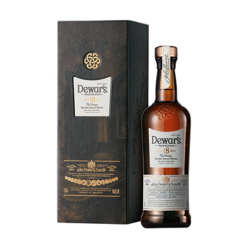 ВИСКИ DEWAR'S FOUNDER'S R 18YO 40% GIFT BOX 0,75Л