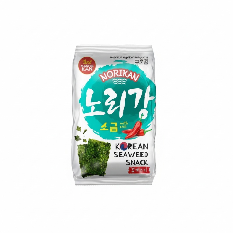 ВОДОРОСЛИ МОРСКИЕ NORIKAN CHILI SNACK 4Г