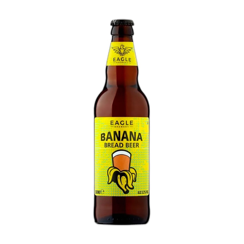 ПИВО EAGLE BANANA BREAD BEER СВЕТЛОЕ 5,2% 0,5Л СТ/Б
