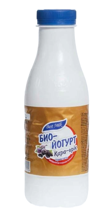 БИОЙОГУРТ ПИТЬЕВОЙ BEST MILK ЧЕРНОСЛИВ 2,2% 430Г ПЭТ