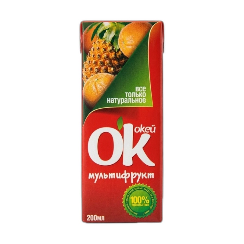 СОК ОК МУЛЬТИФРУКТ 0,93Л Т/П