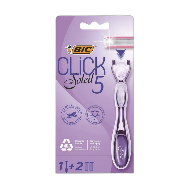 БРИТВА BIC CLICK 5 SOLEIL + 2 КАРТРИДЖА