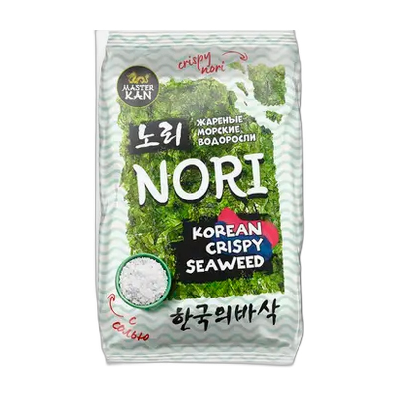 ВОДОРОСЛИ МОРСКИЕ NORI SALT SNACK 4Г