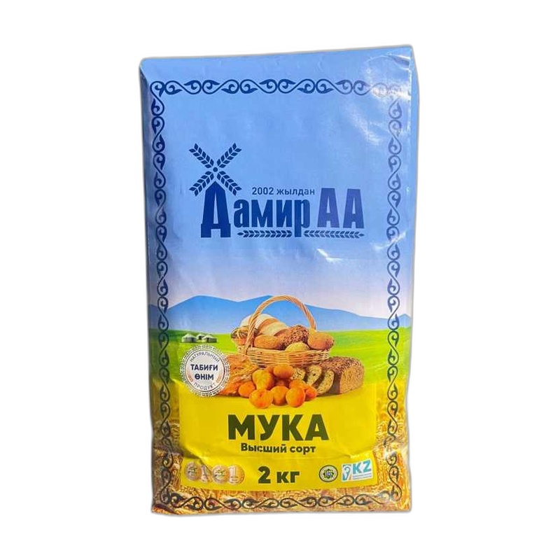 МУКА ПШЕНИЧНАЯ ДАМИР В/С 2КГ